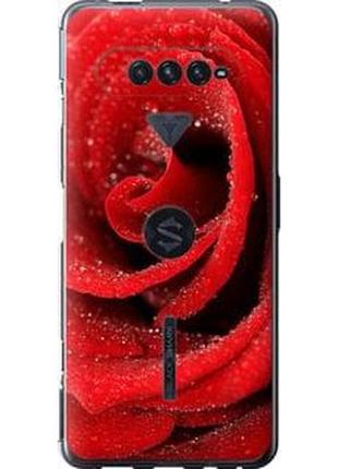 Чехол на xiaomi black shark 4 красная роза "529u-2531-71002"