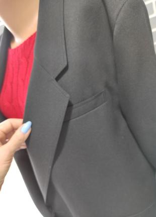 Легкий черный пиджак2 фото