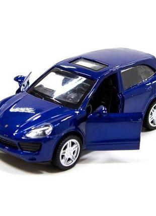 Автомодель - porsche cayenne s (синій)3 фото