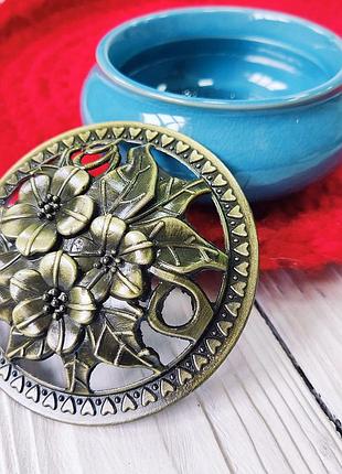 Курильница для благовоний синяя + комплект благовоний