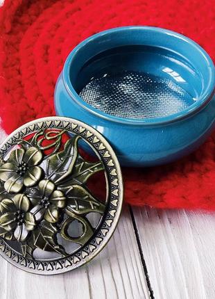 Курильница для благовоний синяя + комплект благовоний