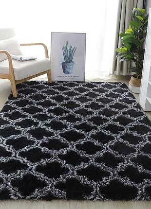 Очень стильный ковер с густым ворсом