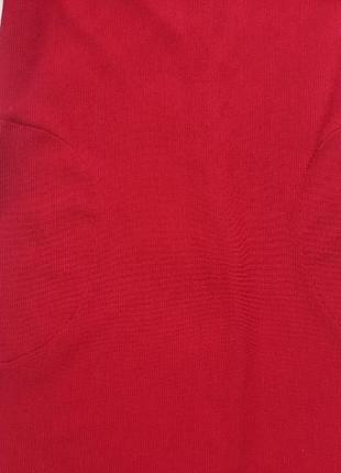 Брендова червона коротка сукня футляр лапша next, 10 розмір.3 фото