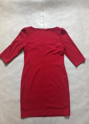 Брендова червона коротка сукня футляр лапша next, 10 розмір.4 фото