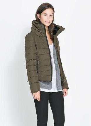 Куртка стьогана zara