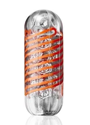 Мастурбатор tenga spinner 02 hexa с упругой стимулирующей спиралью внутри, стандартная спираль