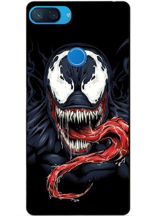 Силиконовый бампер чехол для xiaomi mi 8 lite с рисунком веном