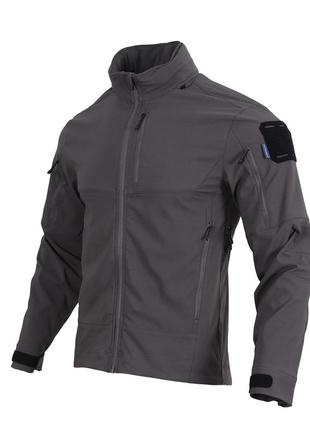Куртка вітровка вітрозахисна blue label fog windproof soft-shell emerson сіра s2 фото