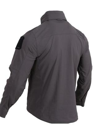 Куртка вітровка вітрозахисна blue label fog windproof soft-shell emerson сіра s4 фото