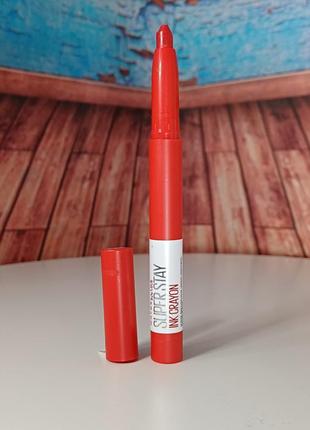 Помада- олівець для губ maybelline super stay ink crayon