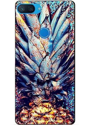 Силиконовый бампер чехол для xiaomi mi 8 lite с рисунком ананас