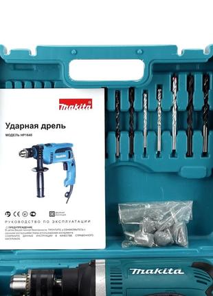 Дриль ударний makita hp 1630 k
