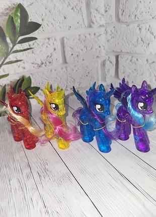 Маленькая пони my little pony, фигурки пони светящаяся, яркая лошадка для девочки