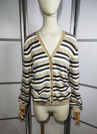 Gerry  weber стильний кардиган в смужку
с ангорой