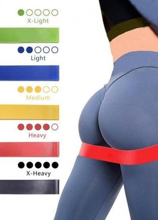 Фитнес петли резинки еспандер, фитнес резинки 5 в 1, фитнес резинки 5 штук, фитнес...