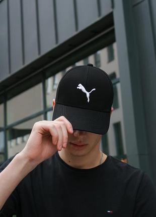 Кепка puma чорна бейсболка пума чоловіча / жіноча