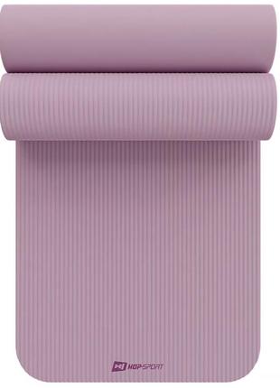Коврик для йоги hop-sport hs-nb015gm nbr 1,5см лавандовый