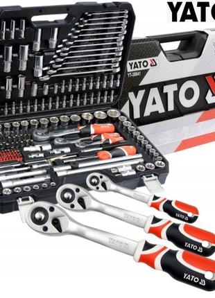 Набір інструментів yato yt-38841 на 216 предметів. інструменти ято. набір інструментів з валізою