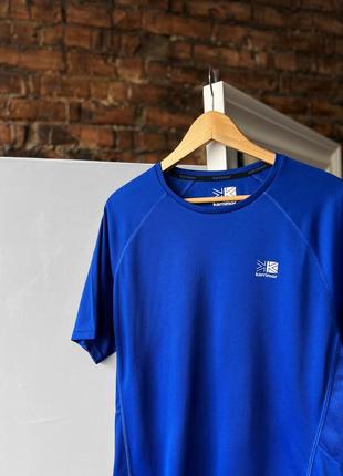 Karrimor run men’s blue active short sleeve sport t-shirt reflective logo спортивна футболка2 фото