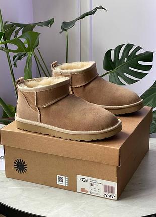 Угги угги ugg premium ultra mini platform beige