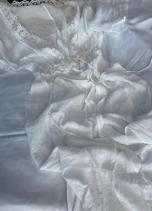 Белая туника пляжная длинная 42/46