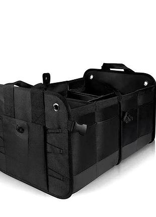 Сумка органайзер в багажник автомобіля, органайзер для авто в багажник, вечлика 60 см, чорна