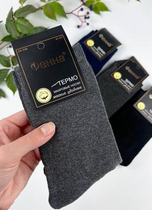Шкарпетки чоловічі махрові термо зимові