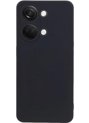 Чехол fiji style для oneplus nord 3 5g (cph2493 / cph2491) силикон бампер с защитой блока камер черный