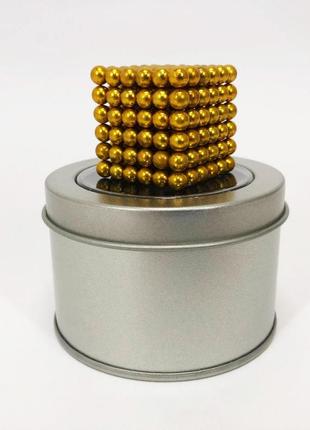 Магнитный куб головоломка нео куб нео neocube золотой, неокуб магнитные кубики rf-426 головоломка neocube