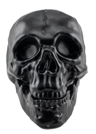 Декорация череп pepco home halloween skull decoration black