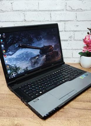 Ноутбук б/в fujitsu n532: 17, intel core i5-3210m, 8 gb ddr3, nvidia geforce gt 620m 1gb, ssd 128gb+hdd 250gb