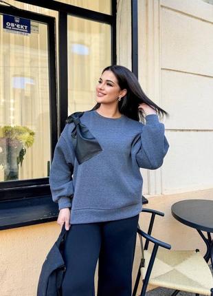 Стильний теплий костюм10 фото