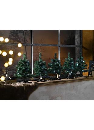 Led ялинки 5 шт з холодним світлом зелений livarno home