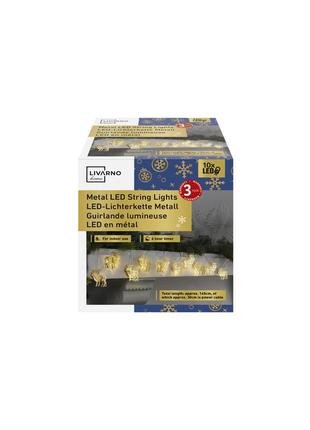 Новорічна led гірлянда олені 1,65 м комбінований livarno home