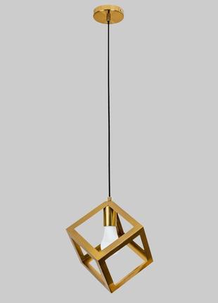 Бронзовый подвес с бронзовым плафоном лофт bronze cube (56-pr160f-1 brz)