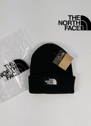 Зимова шапка the north face чорна