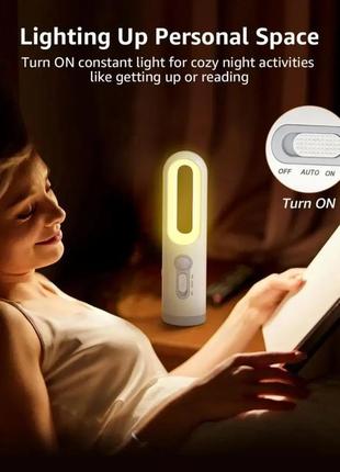 Светильник с датчиком движения аккумуляторний ночник