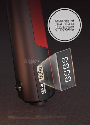 Кистевой эспандер с электронным счетчиком: стань сильнее - 5-100 кг! черный цвет