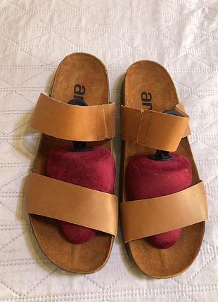 Новые кожаные ортопедические шлепки сандали босоножки the art 44р