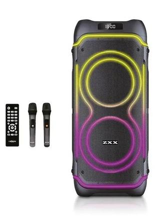 Акустична переносна колонка zxx-5515 8" (60вт) (74х34х30см)