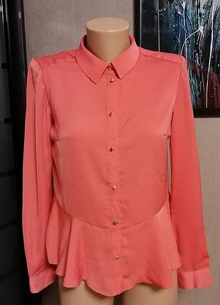 Женская блузка, блуза с баской