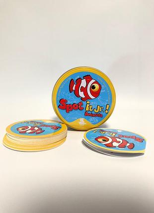 Настільна гра доббль тварини дитяча animals