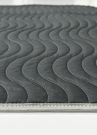 Пелюшки і підстилки для собак багаторазові всмоктуючі 75х90, килимок пелюшки для собак непромокаючі сірий5 фото