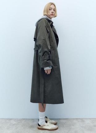 Кеды zara кожаные бело-бежевые10 фото