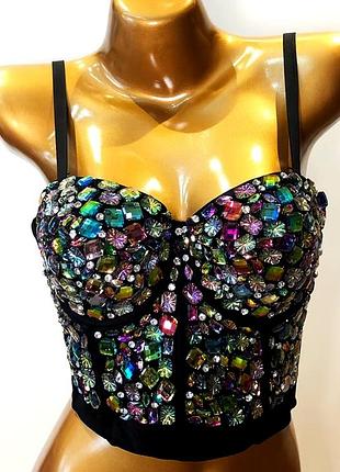 Корсет камней стразы новый вечерний