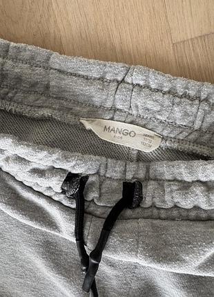Mango теплі спортивні штани джогери на дівчинку3 фото