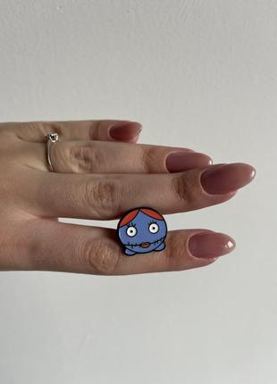 Пенни значок металлический брошка кошмар перед реждвой мультфильм. джек скеллингтон салли угги буги хелоуин хеловин halloween