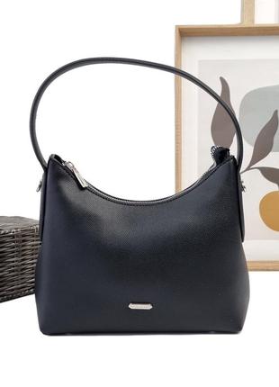 Модна жіноча сумка через плече екошкіра чорний арт.cm6987a black davidjones французька
