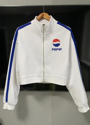 Свиншот, толстовка, худи на молнии pepsi, бренд h&m
