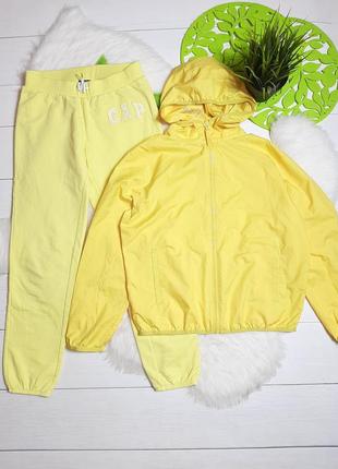 Демисезонный яркий комплект брюки и ветровка cap